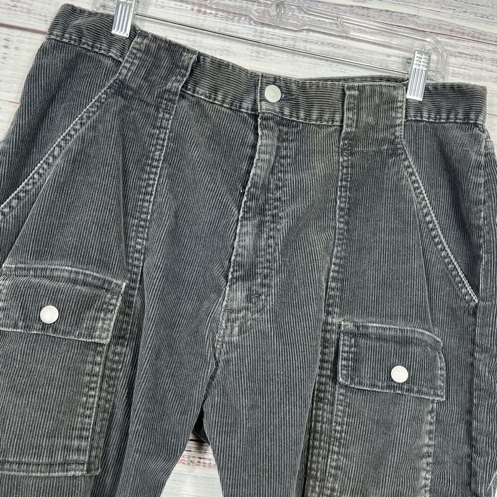 VTG Y2K Levi's SilverTab Corduroy Cargo Pants Blue Men’s 36 x 32 Skater Grunge